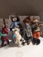 Lot 5 Target Wondershop Felt Knit Cloth Animals Christmas Ornaments Elephant + picture