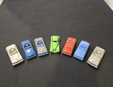 Vintage Lot of 7 MERCEDES-BENZ Tootsie Toy Metal Cars picture