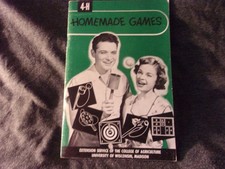 Old Vintage 4-H HomeMade Games Booklet picture