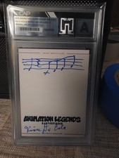 Animation Legends 1/1 Sketch Auto Signed By And Art By Vince Dicola . Transfers picture