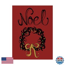 Trademark Fine Art Christmas Ink Wreath by Cyndi Lou 18x24-Inch picture