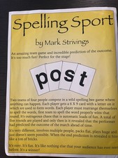 SPELLING SPORT - MARK STRIVINGS - RARE picture