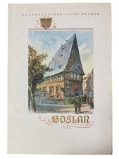 Norddeutscher Lloyd Bremen Line SS Columbus Antique 1938 Menu Goslar Germany picture