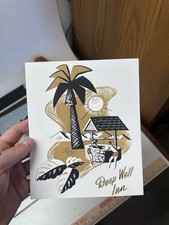 Vintage 1950s Mid-Century Restaurant Menu Card – Breakfast Menu Retro Art picture