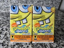 SpongeBob SquarePants Series 2 Trading Cards 2 Sealed Packs Topps 2009 RARE picture