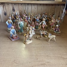 Vintage Large Lot RARE Fontanini Italy Nativity Figurines Lot of 30 🔥🔥🔥 picture
