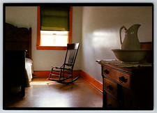 c1980s Witmer PA Amish Interior Postcard Simple Stark Color Continental picture
