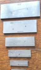 Vintage Lufkin Rule No. 915 Adjustable Parallel Set (A-F) Machinist Tools USA picture