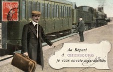 Cherbourg the station c 1906 Historic Old Photo picture
