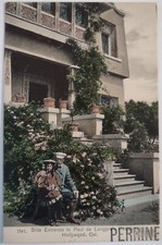 Paul de Longpre Residence Side Entrance Hollywood California Postcard Vintage picture