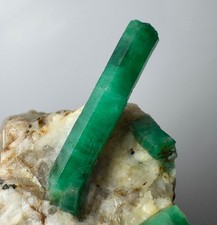 935 Carat Natural Emerald Crystals On Matrix From Panjshir Valley Afghanistan picture