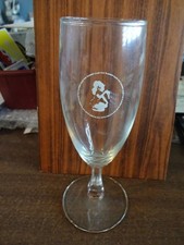 PLAYBOY CLUB CHAMPAGNE GLASS WITH FEMLIN PRINT DESIGN HUGH HEFNER BUNNY picture