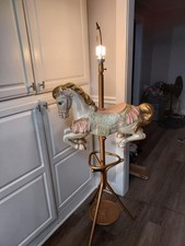 Vintage Carousel Horse Floor Lamp 5'5
