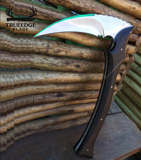 Custom Handmade Traditional Japanese Kama Knife |D2 Steel| Premium Gift Edition. picture