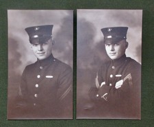 WWI - Pair of Portrait Photos of a US Marine Corporal picture