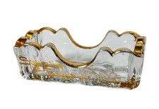JONESPORT ME MAINE  ANTIQUE Souvenir DEPRESSION GOLD GLASS TRINKET  picture