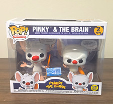 Funko Pop Animation Pinky and the Brain 2-Pack Glow in the Dark Vinyl picture
