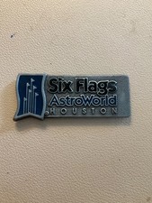 Six Flags AstroWorld Houston Vintage Metal Fridge Magnet picture
