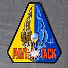 Vintage Pave Tack Promo Sticker Decal USAF F-111 Aardvark F-4 Phantom Cold War picture