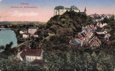 Postcard Leisnig (04703), Castle with Schlossberg, postcard picture
