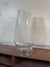 Antique 1878 Drummond Glass Oil Lamp Chimney Round Base Patented Jan 4 picture