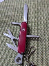 VICTORINOX OFFICER SUISSE  SWISS ARMY KNIFE STAINLESS MAGNIFYING GLASS  picture