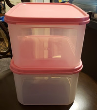 Tupperware Modular Mates RECTANGLE #2 holds 18 cups GET 2 CONTAINERS NOW NEW PKG picture