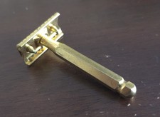 Vintage NOS All Metal Double Edge Safety Razor in Box picture
