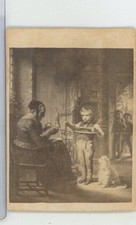 Trial of Patience Goupil NY Art CDV Carte De Visite c1880 picture