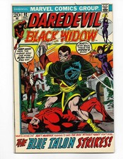 Daredevil 92 1972 Marvel Comics VF 8.0 Black Widow Black Panther picture