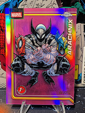 Topps Chrome Marvel Aragnix 1st Appearance Serial Numbered #101/250 Card picture