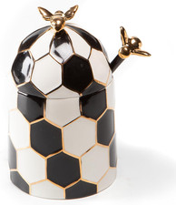 Queen Bee Honey Pot with Lid - Charming Kitchen Decor picture