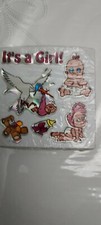  its a girl stickers / vintage pack of 100 picture