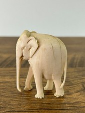 VTG Hand Carved Elephant Figurine picture