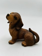 Vtg Harvey Knox Kingdom 1986 Global Art Figurine Dog Dachshund Hound Puppy picture