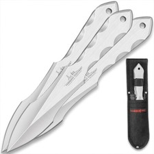 GIL HIBBEN Champion Three-Piece Throwing Knife Set | Double-Edged | 11