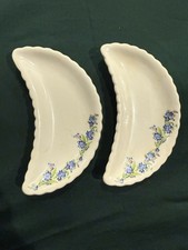 Old Nuremberg Bavaria China Crescent Bone Dish picture