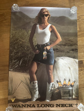 Vintage 90’s Miller Genuine Draft Beer Poster - Dorm/Frat House -Man Cave Decor picture