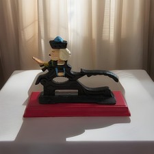Cast Iron Figural Nutcracker With Soldier Character picture