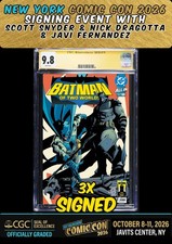 BATMAN OF TWO WORLDS #1 CGC SS 9.8 SIGNED SNYDER/DRAGOTTA/FERNANDEZ NYCC-PRESALE picture