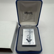 Zippo Founder Brushed Chrome 200FL George Grant Blaisdell 1932 Founder Lighter picture