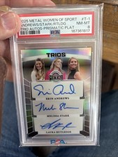 leaf metal women sport Auto Erin Andrews Melissa Stark Laura Rutledge Psa 8 /5 picture