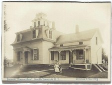 Middle Granville, NY Cabinet Photo - Winnie Thomas Victorian Home & Dog picture