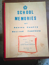 School Adams County Retired Teachers  1976 Ohio West Union, Seaman, Peebles, Man picture
