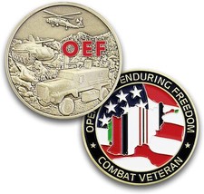 Operation Enduring Freedom OEF Combat Veteran Challenge Coin picture