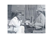 Antique 1929 Glass Plate Negative African American Horse Show Stablemen OOAK picture