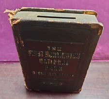 RARE ANTIQUE BOOK BANK The First Huntington National Bank West Virginia (NO KEY) picture