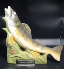 RARE Vintage 1987 Jim Beam Walleye Decanter – #8783 – Genuine Regal China picture