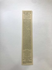 1887 ARP Slip Tract repro in antique laid paper 100% acc Watchtower IBSA Jehovah picture