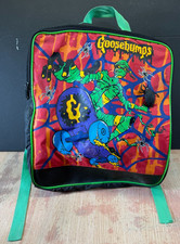 Vintage Goosebumps Book Bag Backpack Mummy On Skateboard 90's picture
